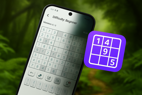 Sudoku Game - Forest Theme